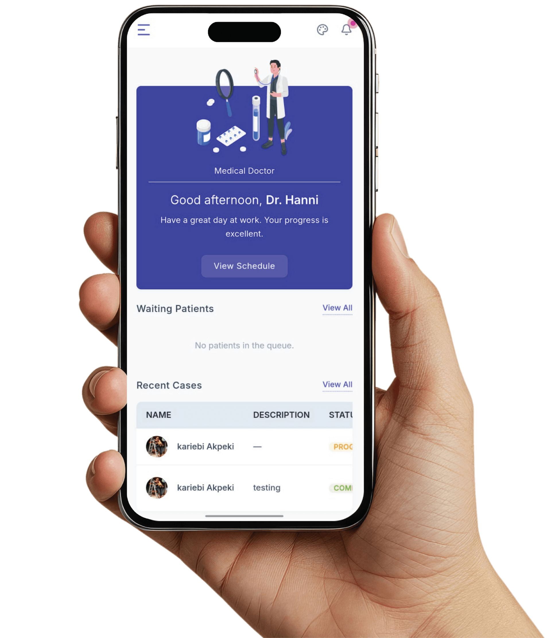 eVizor doctor app